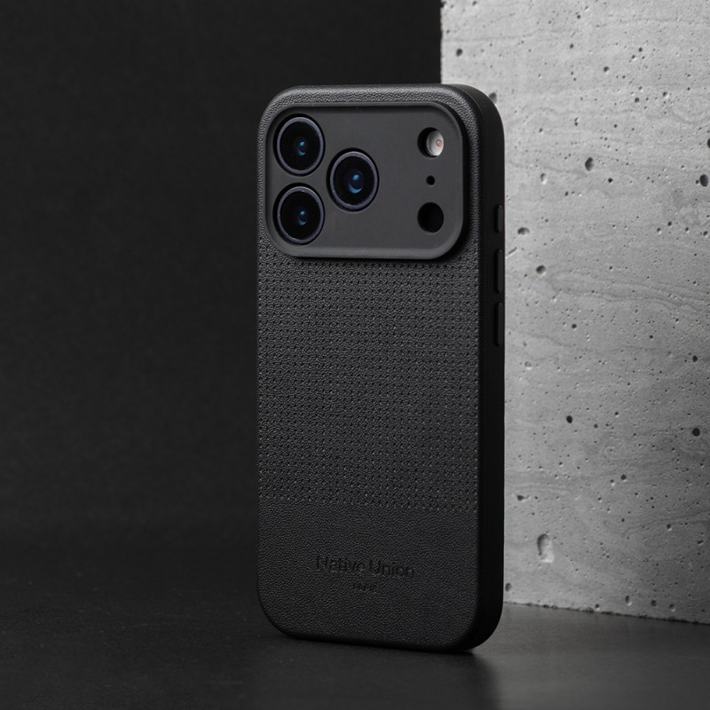 Apple iPhone 17 Pro Case with M-safe Charging Feature, Leather Texture, Native Union 2025 Active Series Cover - 29