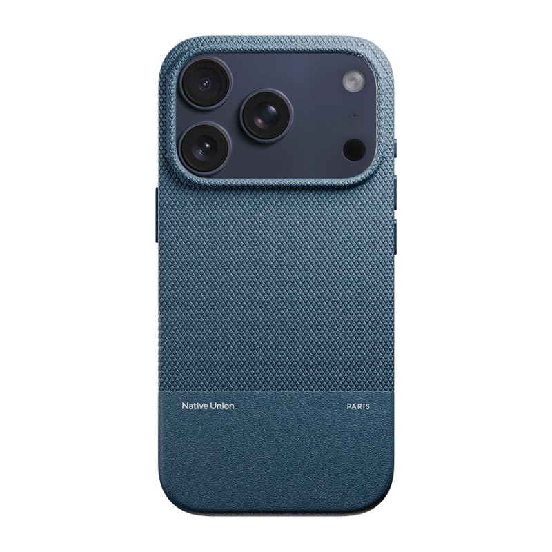 Apple iPhone 17 Pro Case with M-safe Charging Feature, Leather Textured Native Union RE Classic Series Cover - 1