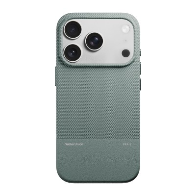 Apple iPhone 17 Pro Case with M-safe Charging Feature, Leather Textured Native Union RE Classic Series Cover - 3