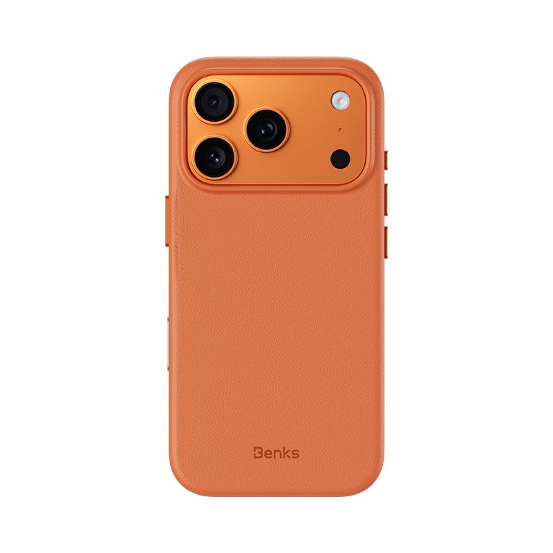 Apple iPhone 17 Pro Case with M-Safe Charging Feature Scratch Resistant Benks VitaPro Series PU Leather Cover - 3