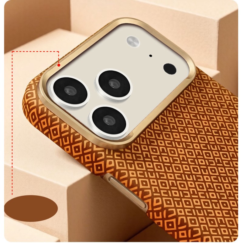 Apple iPhone 17 Pro Case with M-Safe Charging Feature, Zore Paris Vax Hard PC Cover - 7