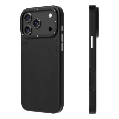 Apple iPhone 17 Pro Case with M-safe Charging Function, Simple Matte Leather Pattern, Youngkit Tech Fashion Series Cover - 10