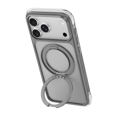 Apple iPhone 17 Pro Case Wiwu AG-203 AeroGuard Ultra Series M-safe Charging Enabled Airbag Designed Stand Cover - 9