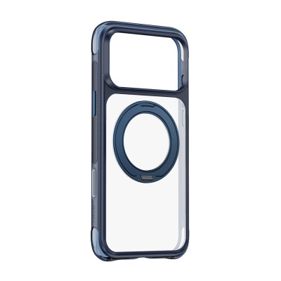 Apple iPhone 17 Pro Case Wiwu AG-203 AeroGuard Ultra Series M-safe Charging Enabled Airbag Designed Stand Cover - 18