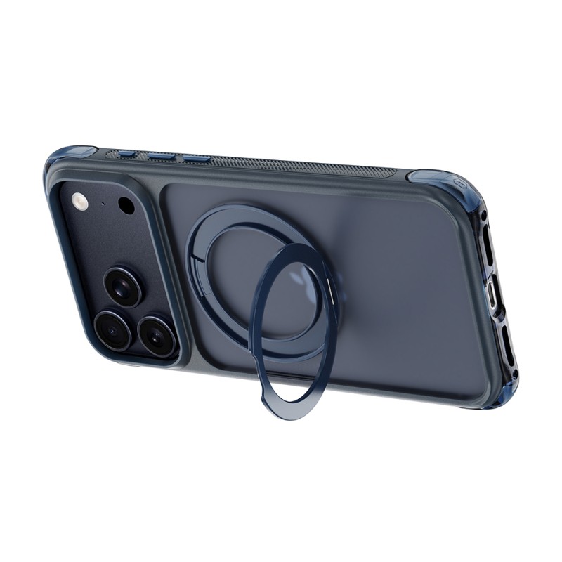 Apple iPhone 17 Pro Case Wiwu AG-203 AeroGuard Ultra Series M-safe Charging Enabled Airbag Designed Stand Cover - 20