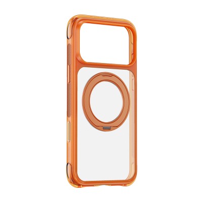 Apple iPhone 17 Pro Case Wiwu AG-203 AeroGuard Ultra Series M-safe Charging Enabled Airbag Designed Stand Cover - 30