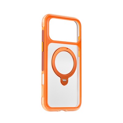 Apple iPhone 17 Pro Case Wiwu AS-203 AeroShield Ultra Series M-safe Charging Enabled Airbag Designed Stand Cover - 8