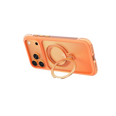 Apple iPhone 17 Pro Case Wiwu AS-203 AeroShield Ultra Series M-safe Charging Enabled Airbag Designed Stand Cover - 23