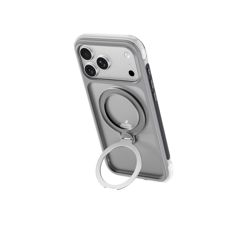 Apple iPhone 17 Pro Case Wiwu AS-203 AeroShield Ultra Series M-safe Charging Enabled Airbag Designed Stand Cover - 21