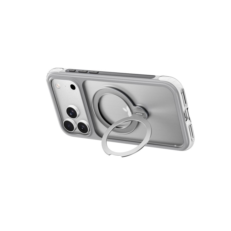 Apple iPhone 17 Pro Case Wiwu AS-203 AeroShield Ultra Series M-safe Charging Enabled Airbag Designed Stand Cover - 24