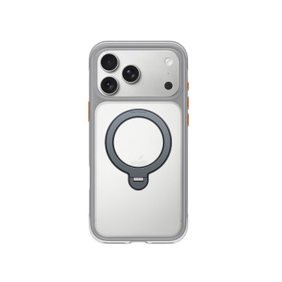 Apple iPhone 17 Pro Case Wiwu AS-203 AeroShield Ultra Series M-safe Charging Enabled Airbag Designed Stand Cover - 15