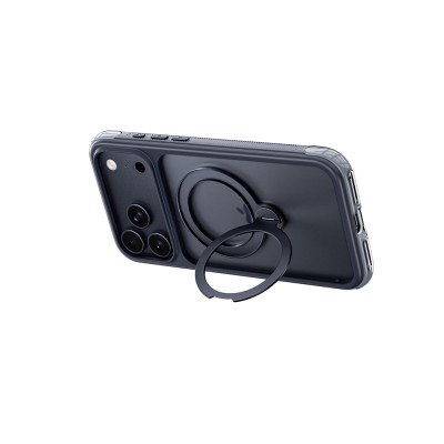 Apple iPhone 17 Pro Case Wiwu AS-203 AeroShield Ultra Series M-safe Charging Enabled Airbag Designed Stand Cover - 25