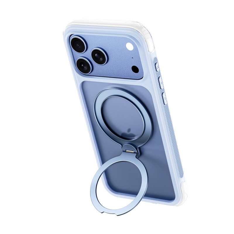 Apple iPhone 17 Pro Case Wiwu AS-203 AeroShield Ultra Series M-safe Charging Enabled Airbag Designed Stand Cover - 34