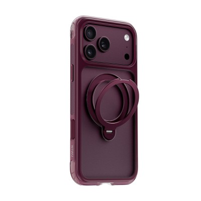 Apple iPhone 17 Pro Case Wiwu AS-203 AeroShield Ultra Series M-safe Charging Enabled Airbag Designed Stand Cover - 37