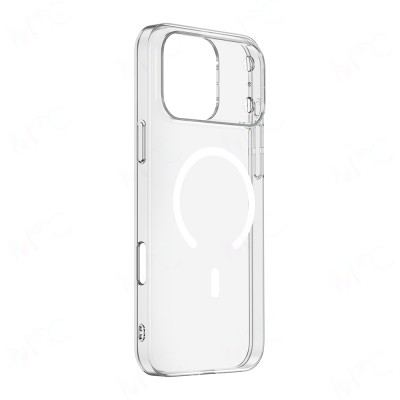 Apple iPhone 17 Pro Case Zore M-safe Charging Transparent Camera Frame Porto Cover - 4