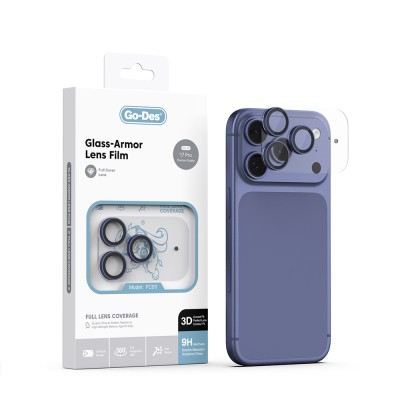 Apple iPhone 17 Pro Go Des FC011 Glass Armor Serisi Kamera Lens Koruyucu - Go Des