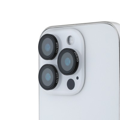 Apple iPhone 17 Pro Guess Orjinal Lisanslı Metal Kamera Lens Koruyucu - 3