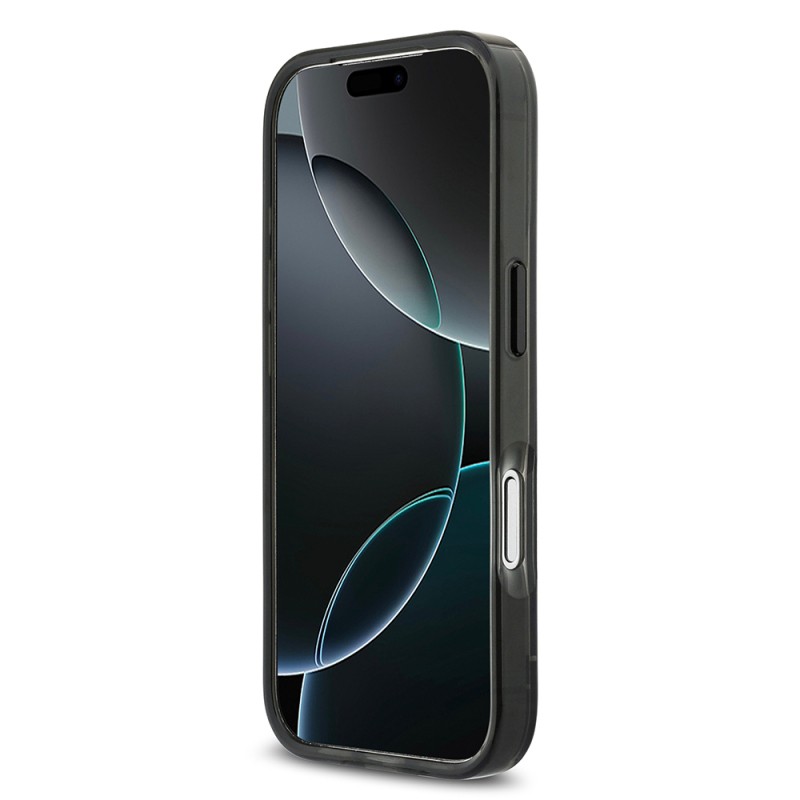Apple iPhone 17 Pro Kılıf BMW Orjinal Lisanslı M-safe Şarj Özellikli Metal Buton Tasarımlı Tranparan M Dizayn Kapak - 6