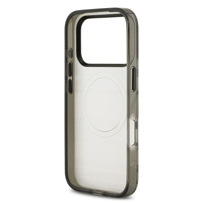 Apple iPhone 17 Pro Kılıf BMW Orjinal Lisanslı M-safe Şarj Özellikli Metal Kamera Butonlu Yatay Şeritli M Dizayn Kapak - 17