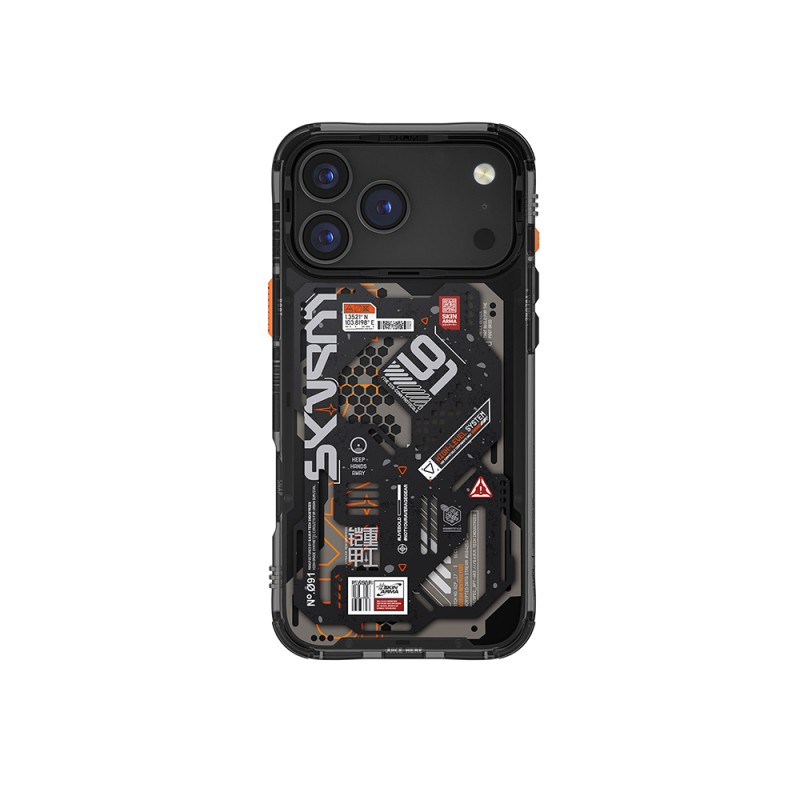 Apple iPhone 17 Pro Kılıf Desenli Airbag Tasarımlı Skinarma Spectra Kapak - 1