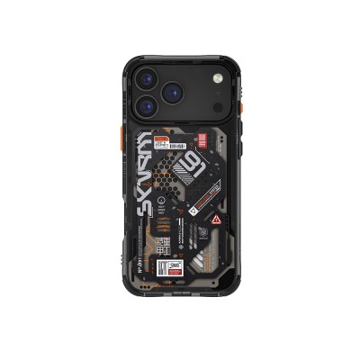 Apple iPhone 17 Pro Kılıf Desenli Airbag Tasarımlı Skinarma Spectra Kapak - 2