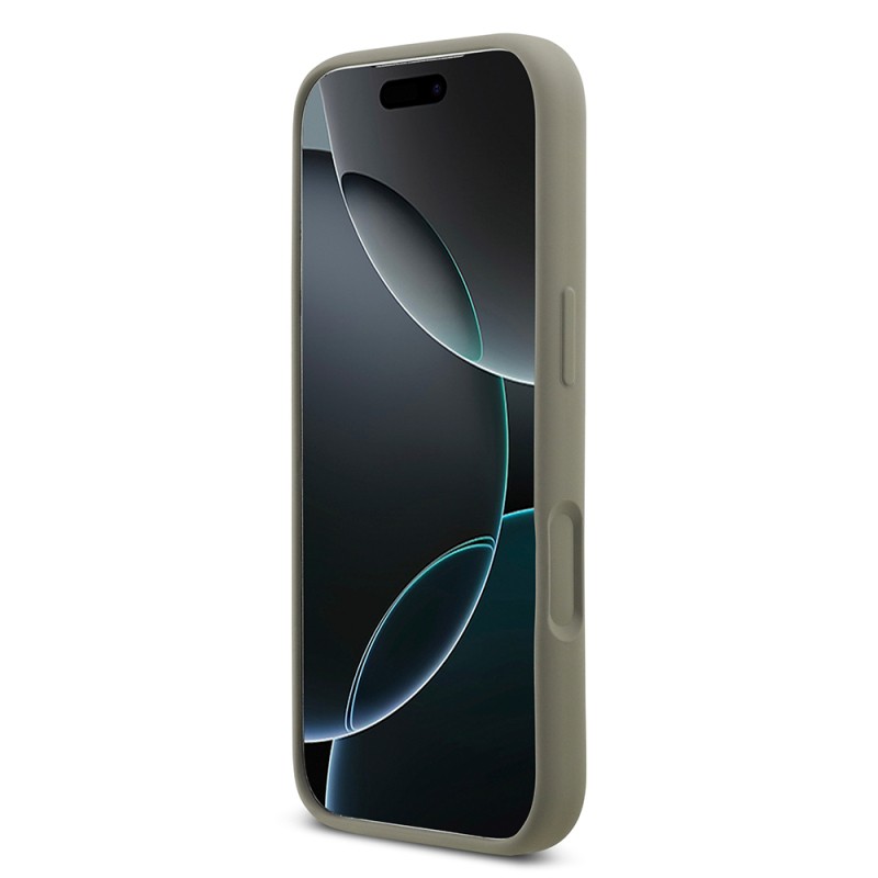 Apple iPhone 17 Pro Kılıf DKNY Orjinal Lisanslı M-safe Şarj Özellikli Metal Logolu Silikon Kapak - 14