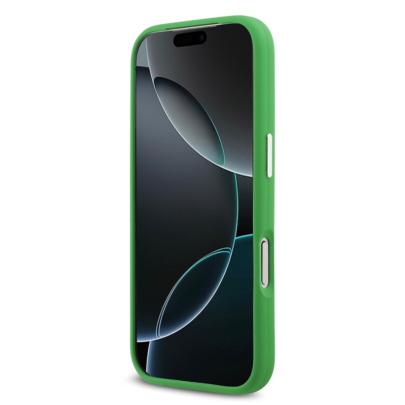 Apple iPhone 17 Pro Kılıf Lacoste Orjinal Lisanslı M-safe Şarj Özellikli İkonik Logolu Metal Kamera Çerçeveli Silikon Kapak - 21