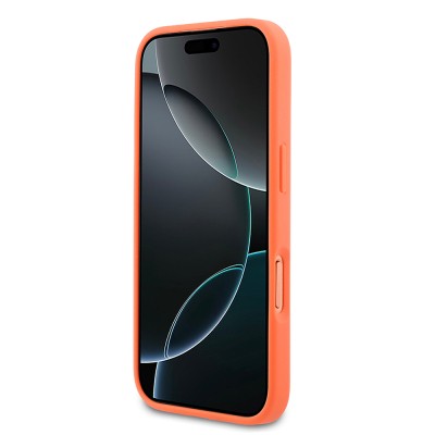 Apple iPhone 17 Pro Kılıf Lacoste Orjinal Lisanslı M-safe Şarj Özellikli PU Pike Desenli Metal Logolu Kapak - 13