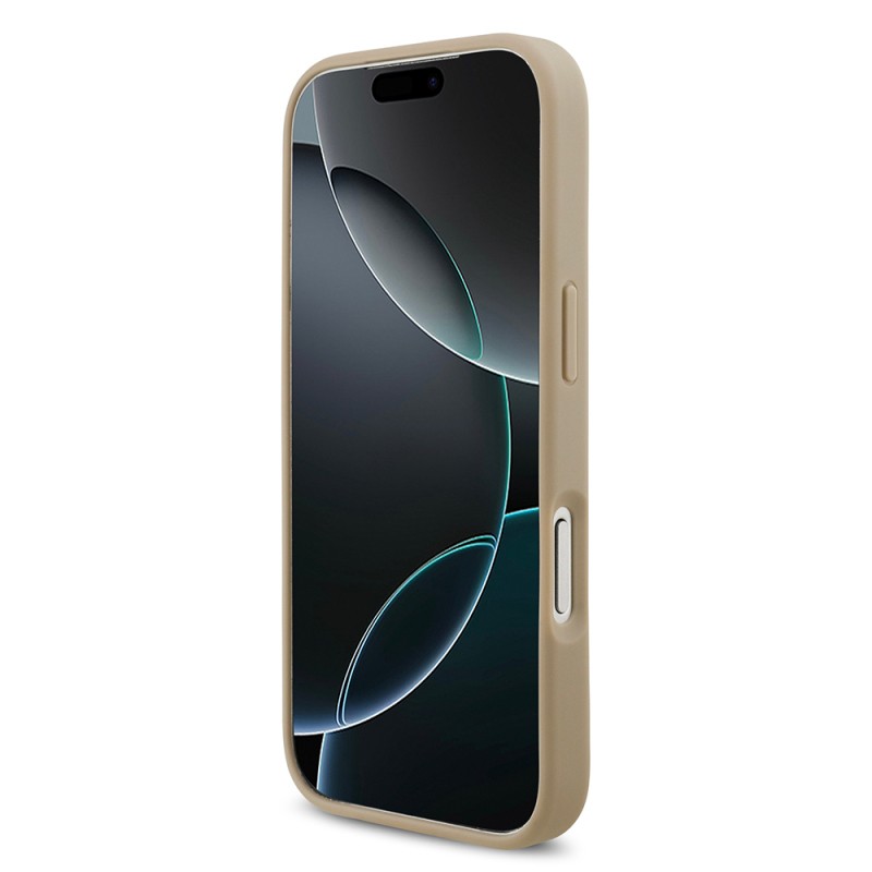 Apple iPhone 17 Pro Kılıf Lacoste Orjinal Lisanslı M-safe Şarj Özellikli PU Pike Desenli Metal Logolu Kartlıklı Kapak - 26