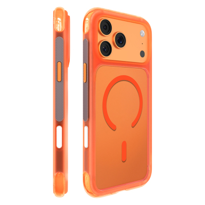 Apple iPhone 17 Pro Kılıf M-safe Şarj Özellikli Airbag Tasarımlı Mutural Air Shield Serisi Kapak - Mutural