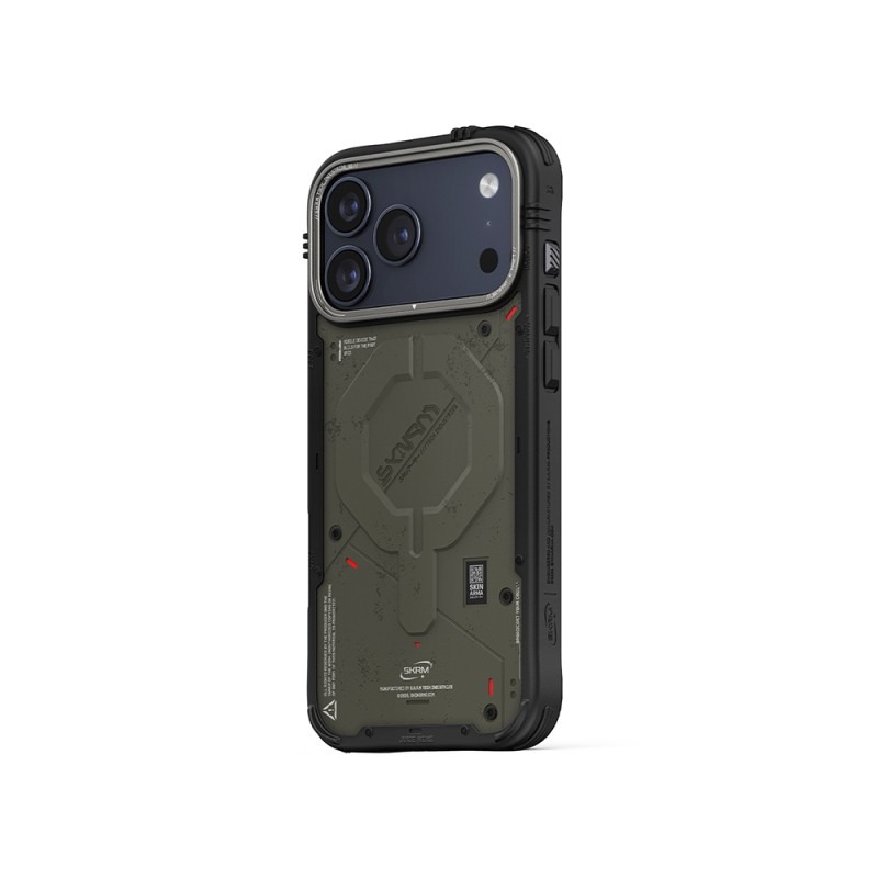 Apple iPhone 17 Pro Kılıf M-Safe Şarj Özellikli Airbag Tasarımlı Skinarma Vigor Kapak - 8