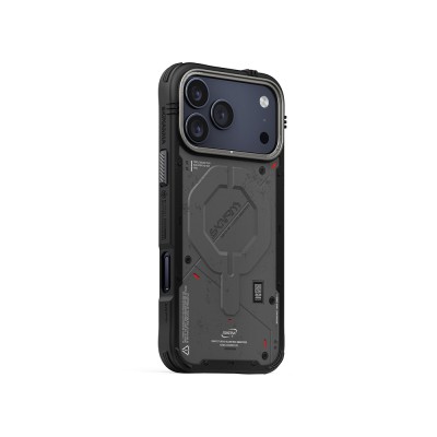 Apple iPhone 17 Pro Kılıf M-Safe Şarj Özellikli Airbag Tasarımlı Skinarma Vigor Kapak - 10