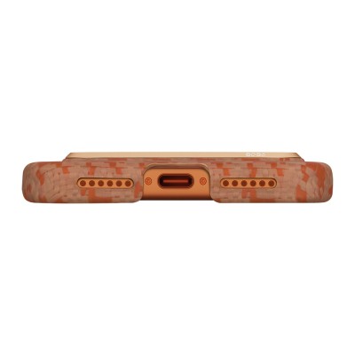 Apple iPhone 17 Pro Kılıf M-safe Şarj Özellikli Aramid Karbon Fiber Pitaka Edge Serisi Happiness Rides Kapak - 11