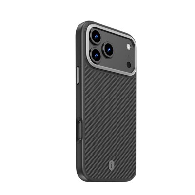 Apple iPhone 17 Pro Kılıf M-safe Şarj Özellikli Aramid Fiber Wiwu Defense Ultra Serisi DCC-205 Kapak - 5