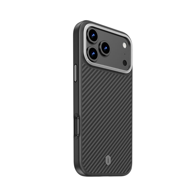 Apple iPhone 17 Pro Kılıf M-safe Şarj Özellikli Aramid Fiber Wiwu Defense Ultra Serisi DCC-205 Kapak - 5
