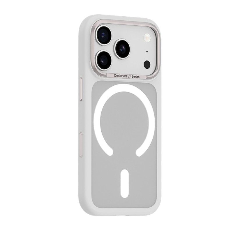 Apple iPhone 17 Pro Kılıf M-Safe Şarj Özellikli Benks Mist C-Magnet Kapak - 14