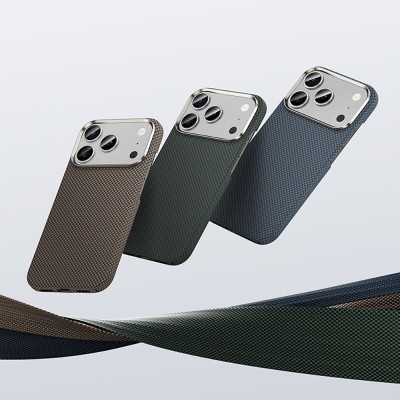 Apple iPhone 17 Pro Kılıf M-safe Şarj Özellikli Benks Yeni Seri ArmorTint ArmorAir Kevlar Karbon Kapak - 13