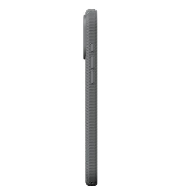 Apple iPhone 17 Pro Kılıf M-Safe Şarj Özellikli Çizgi Desenli Kumaş Dokulu Zore Paris Lorin Kapak - 22