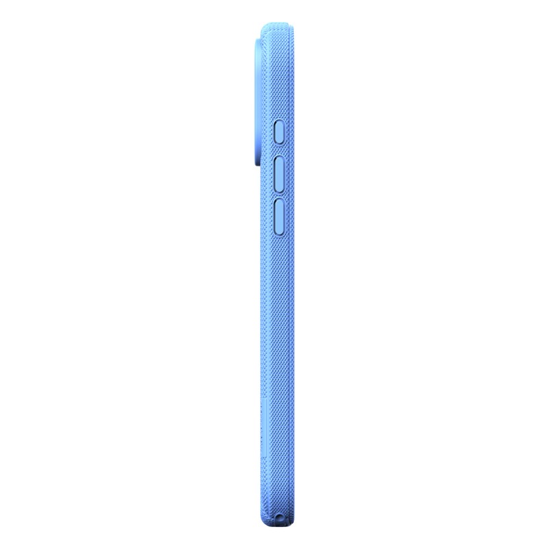 Apple iPhone 17 Pro Kılıf M-Safe Şarj Özellikli Çizgi Desenli Kumaş Dokulu Zore Paris Lorin Kapak - 20