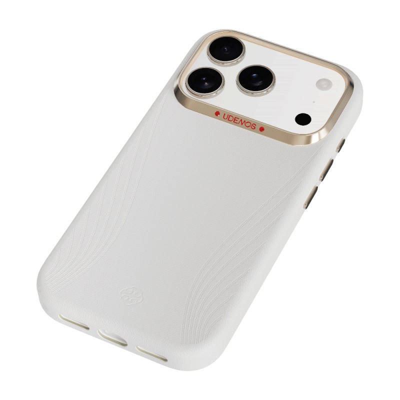 Apple iPhone 17 Pro Kılıf M-Safe Şarj Özellikli Çizgili Udemos Freedom Serisi Kapak - 4