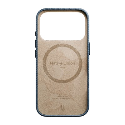 Apple iPhone 17 Pro Kılıf M-safe Şarj Özellikli Deri Dokulu Native Union RE Classic Serisi Kapak - 25