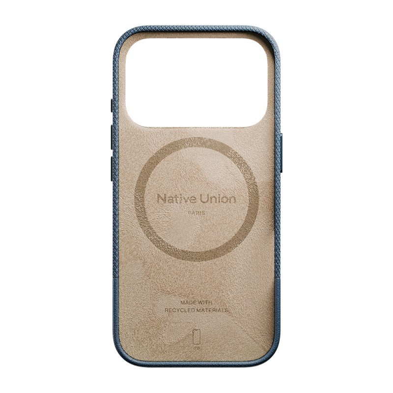 Apple iPhone 17 Pro Kılıf M-safe Şarj Özellikli Deri Dokulu Native Union RE Classic Serisi Kapak - 25
