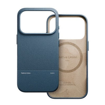 Apple iPhone 17 Pro Kılıf M-safe Şarj Özellikli Deri Dokulu Native Union RE Classic Serisi Kapak - 13
