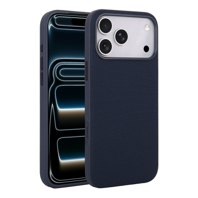 Apple iPhone 17 Pro Kılıf M-Safe Şarj Özellikli Kumaş Tasarımlı Zore Miami Sert PC Kapak - Zore
