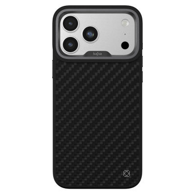 Apple iPhone 17 Pro Kılıf M-safe Şarj Özellikli O-Ring Kajsa Carbon Fiber Serisi Kapak - Kajsa