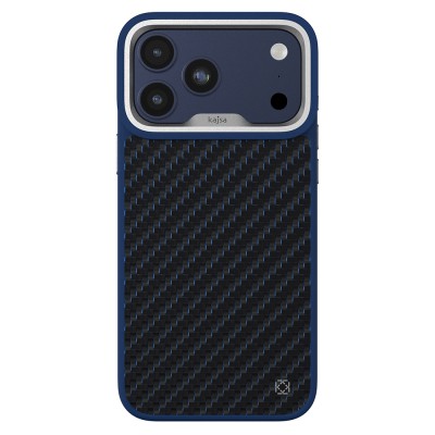 Apple iPhone 17 Pro Kılıf M-safe Şarj Özellikli O-Ring Kajsa Carbon Fiber Serisi Kapak - 2
