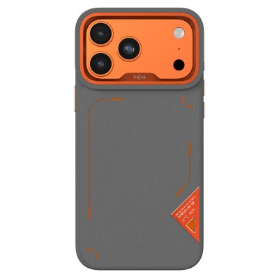 Apple iPhone 17 Pro Kılıf M-safe Şarj Özellikli O-Ring Metal Kamera Çerçeveli Kajsa Matrix Collection Kapak - 2