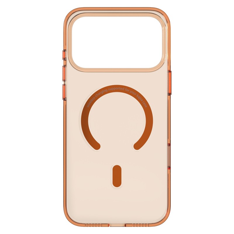 Apple iPhone 17 Pro Kılıf M-safe Şarj Özellikli O-Ring Şeffaf Kajsa Trans Shield Serisi Kapak - 11