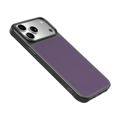 Apple iPhone 17 Pro Kılıf M-Safe Şarj Özellikli PU Zore Paris Trexo Sert PC Kapak - 14