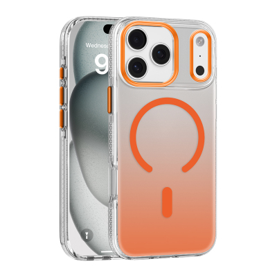 Apple iPhone 17 Pro Kılıf M-safe Şarj Özellikli Sararmaya Karşı Dayanıklı Mutural Icesense Serisi Kapak - Mutural